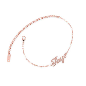 Naomi - Custom Anklet (Rose Gold)