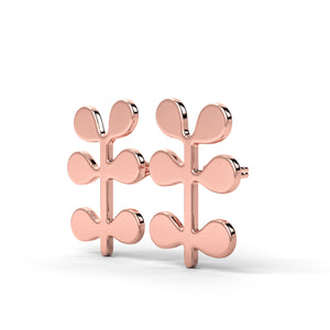 Zoey Leaf - Earring (Rose Gold)