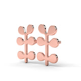 Zoey Leaf - Earring (Rose Gold)