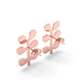 Zoey Leaf - Earring (Rose Gold)