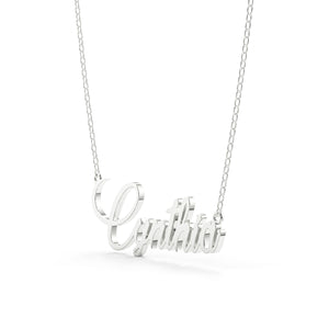 Ivy - Custom Necklace (Silver)