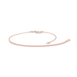 Naomi - Custom Anklet (Rose Gold)